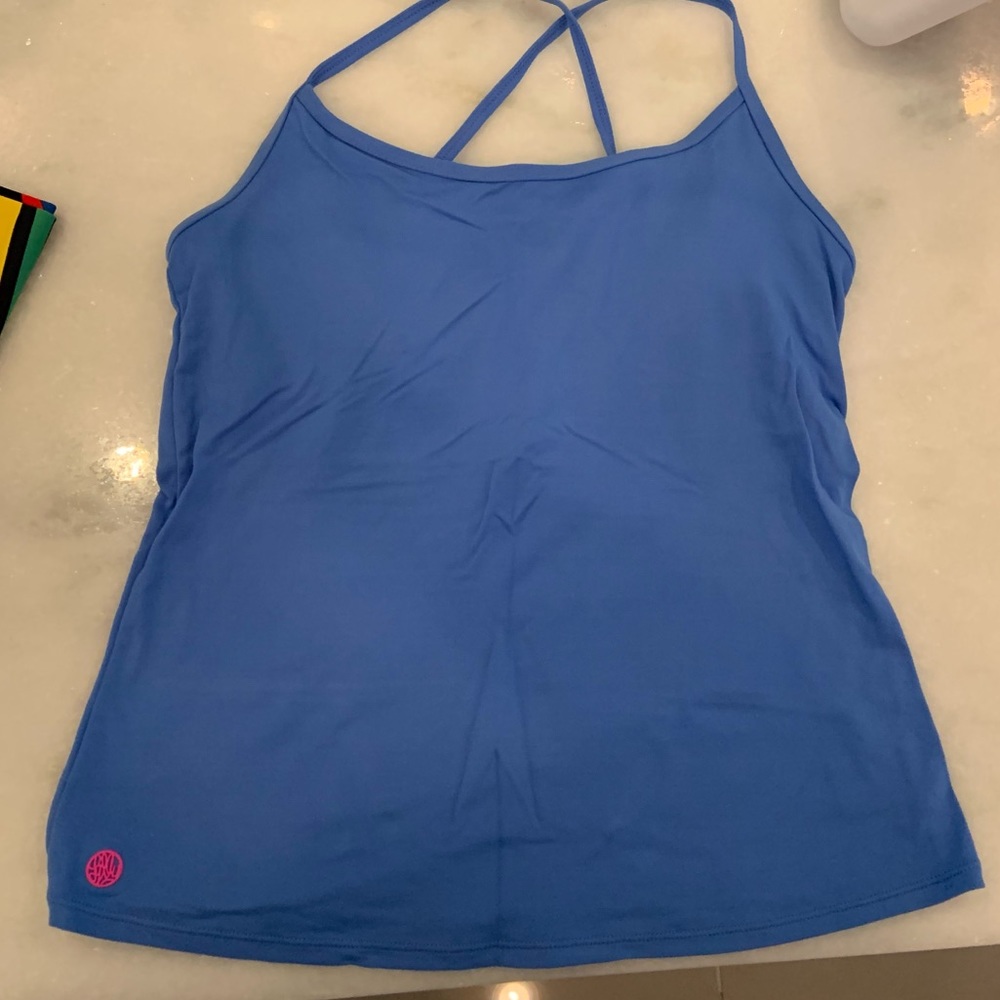 Lilly Pulitzer Athletic tank blue size medium